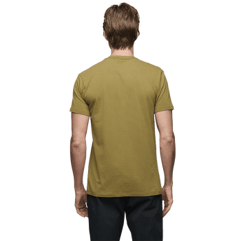 Tričko krátky rukáv Black Diamond BD Stripes SS Tee Men Dark Curry-Amber