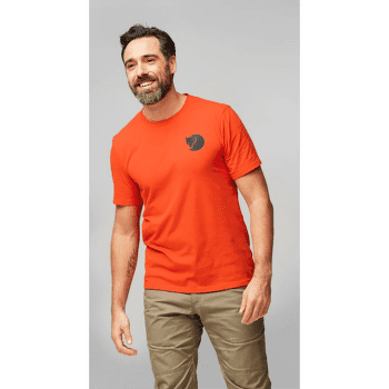 Tričko krátky rukáv Fjällräven Walk With Nature T-shirt men Dark Navy
