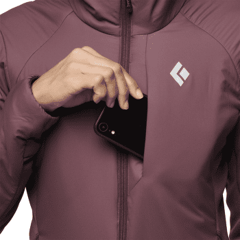 Bunda Black Diamond First Light Hybrid Hoody Women Belay Blue
