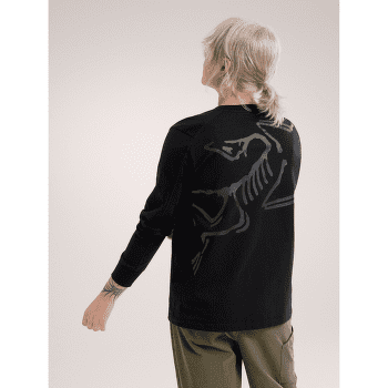 Tričko dlhý rukáv Arcteryx Kragg Cotton Bird Crew LS Women Lt Moondrop