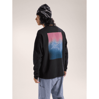 Tričko dlhý rukáv Arcteryx Kragg Cotton Heatmap LS Men Black/Multi