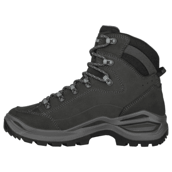 Topánky Lowa Renegade Evo GTX Mid Wide Women asphalt/turquoise