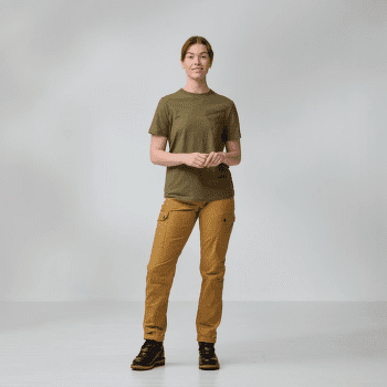 Tričko krátky rukáv Fjällräven Hemp Blend Out Here T-shirt Women Green