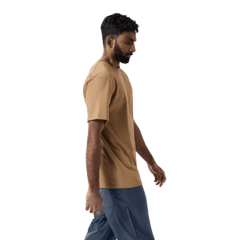 Tričko krátky rukáv Arcteryx Kragg SL Cotton Bird Word SS Men Alpine Blue / Stone Red