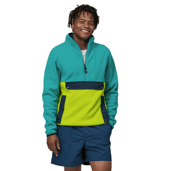 Pulóver (3/4 zapínanie) Patagonia Synchilla Fleece Anorak Pullover Phosphorus Green