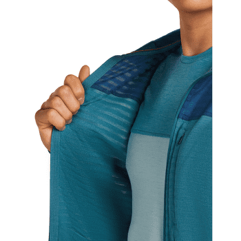 Mikina Icebreaker Merino Blend 300 RealFleece™ Descender LS Zip Men Abyss