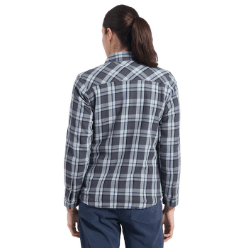 Košeľa dlhý rukáv La Sportiva RAMBLER LINED FLANNEL SHIRT WOMEN Night Sky/Chalk
