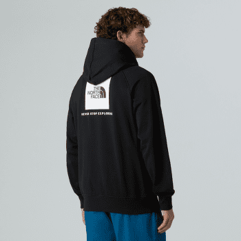 Mikina The North Face RAGLAN BOX NSE HOODIE Men TNF BLACK/TNF WHITE