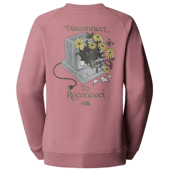 Mikina The North Face CONNECT RELAXED CREW SWEATSHIRT-GRAPHI Women NOSTALGIA ROSE