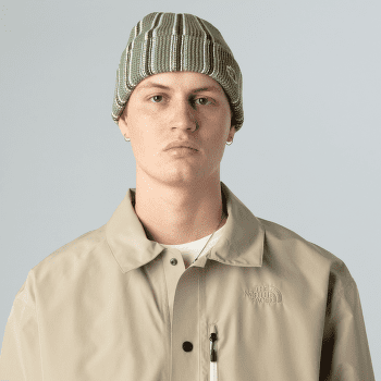 Čiapka The North Face URBAN EXPLORE BEANIE FDI BARK MIST/WOODLAND GREEN/WHITE DUNE