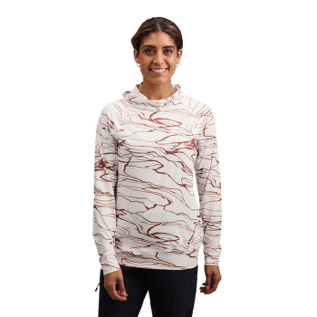 Mikina Black Diamond LS Alpenglow Hoody Women Relief-Meadow Rose-Fig