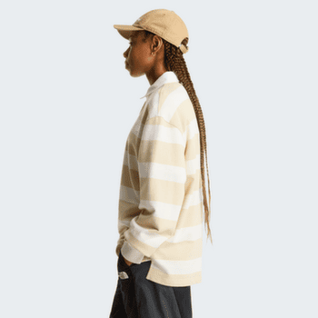 Tričko dlhý rukáv The North Face Rugby Polo Sweatshirt Unisex JZU TRANSCENDENT GREY/ENDLESS DUSK