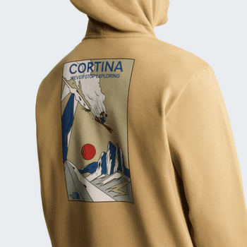 Mikina The North Face U Mountain Celebration Relaxed Hoodie-Graphic Men Khaki Stone