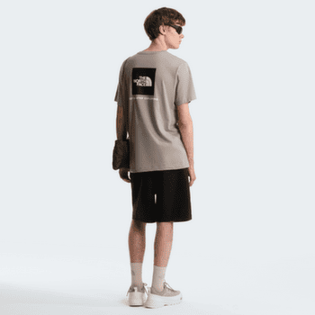 Tričko krátky rukáv The North Face Evolution Box NSE Regular Short Sleeve Men Khaki Stone