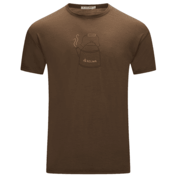 Tričko krátky rukáv Aclima LightWool 140 Classic Tee Kettle Men Dark Earth