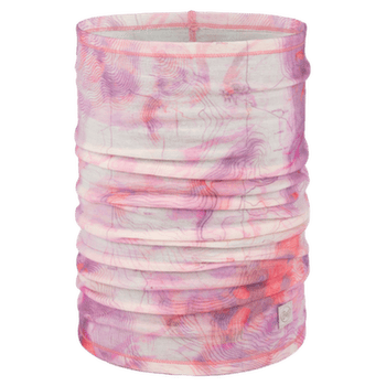Šatka Buff MERINO LIGHTWEIGHT DIGITAL PRINTS ORISA PINK AZALEA