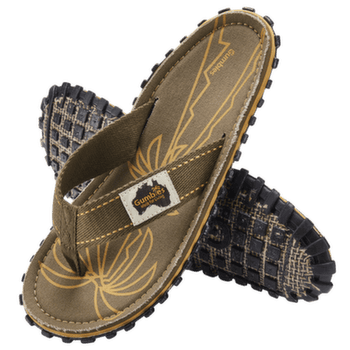 Žabky Gumbies Gumbies Palm Leaf Khaki Palm Leaf Khaki