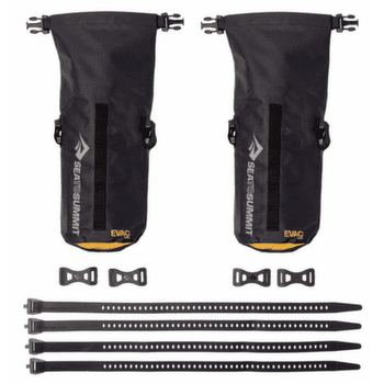 Vak Sea to Summit Evac Bikepack Dry Bag Set 2 Piece 3.7L Black-Black