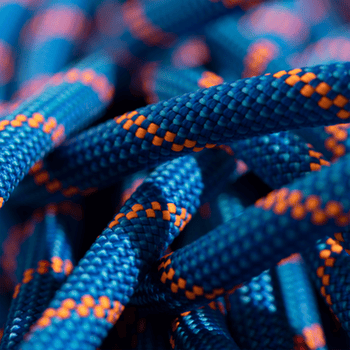 Lano Mammut 7.5 Alpine Sender Dry 50619 blue-vibrant orange