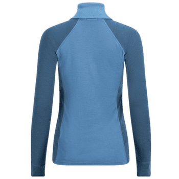 Tričko dlhý rukáv Aclima WarmWool Polo Women Blue Fusion/Midnight Navy