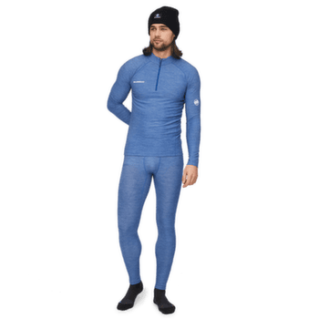 Legíny Mammut Tree Wool Thermal FL Long Tights Men black 0001