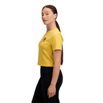Tričko krátky rukáv Black Diamond Faded Crop SS Tee Women Soft Ochre