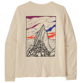 Tričko dlhý rukáv Patagonia LONG-SLEEVED CLOUD CRAG T-SHIRT Men Undyed Natural
