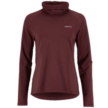 Tričko dlhý rukáv Craft Gain Thermal Funnelneck Women DK FIG