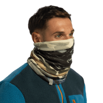 Šatka Buff MERINO HEAVYWEIGHT DIGITAL PRINTS ONLAR BLUE