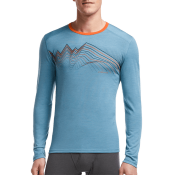 Tričko dlhý rukáv Icebreaker Oasis LS Crewe Equalizer Men Clay/Clay