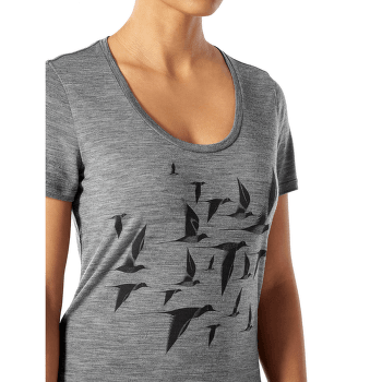 Tričko krátky rukáv Icebreaker Tech Lite SS Scoop Poaka Women Orchid