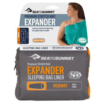 Vložka do spacáku Sea to Summit Expander Liner Hood Sea Foam