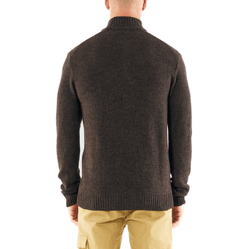 Pulóver (3/4 zapínanie) Icebreaker Waypoint LS Half Zip Men GRITSTNE HTHR/LDEN/BLK/S