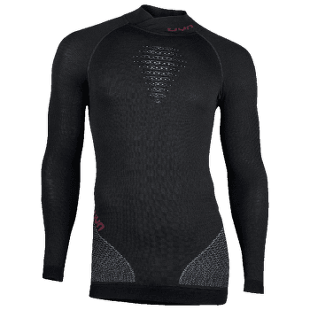 Tričko dlhý rukáv UYN Fusyon UW Shirt LS Turtleneck Men Caviar/Beige/Bordeaux