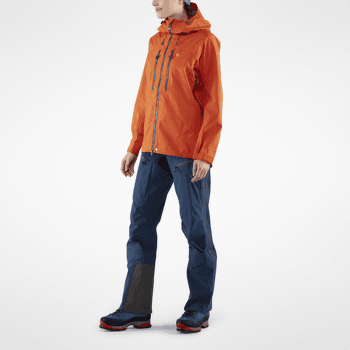 Bunda Fjällräven Bergtagen Eco-Shell Jacket Women Hokkaido Orange