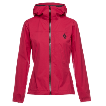 Bunda Black Diamond Fineline Stretch Rain Shell Women Pomegranate