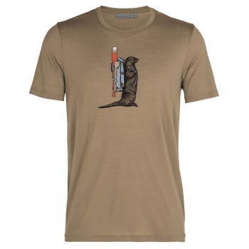 Tričko krátky rukáv Icebreaker Tech Lite SS Crewe Otter Paddle Men FLINT