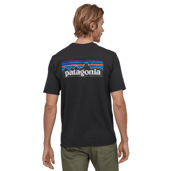 Tričko krátky rukáv Patagonia P-6 Logo Responsibili Tee Men Black