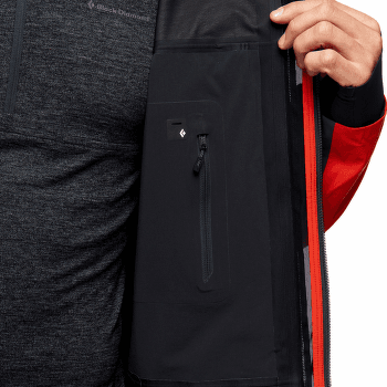 Bunda Black Diamond Dawn Patrol Hybrid Shell Men Kingfisher-White-Black