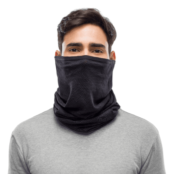 Šatka Buff MERINO FLEECE NECK WARMER TOLUI BLACK