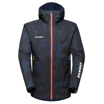 Bunda Mammut 160 Years SO Hooded Jacket Men marine-black AOP