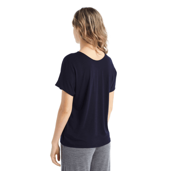 Tričko krátky rukáv Icebreaker Drayden Reversible SS Top Midnight Navy