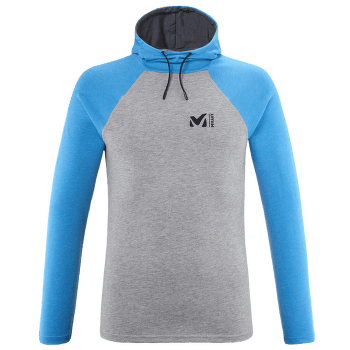 Mikina Millet Red Wall Light Hoodie Men H GREY/METHYL BLUE