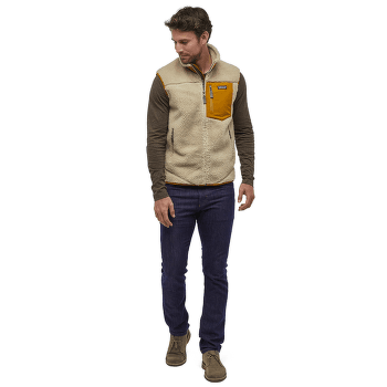 Vesta Patagonia Classic Retro-X Vest Men Natural w/Smolder Blue