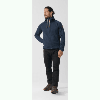 Mikina Fjällräven Ovik Fleece Hoodie Men Autumn Leaf