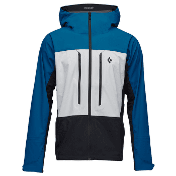 Bunda Black Diamond Dawn Patrol Hybrid Shell Men Kingfisher-White-Black