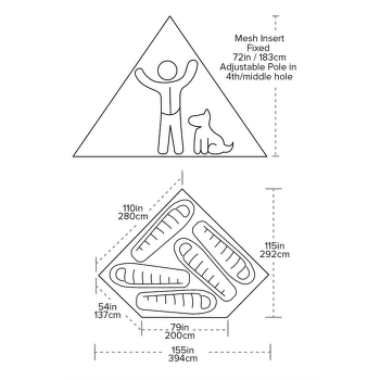 Stan Big Agnes Gold Camp UL5 Mesh Inner Tent