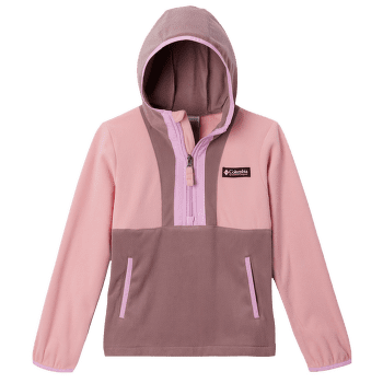 Anorak Columbia Back Bowl Lite Half Zip Hoodie Salmon Rose, Fig, Cosmos 680