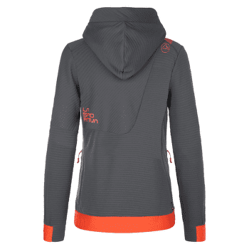 Mikina La Sportiva MOOD HOODY Women Carbon/Cherry Tomato