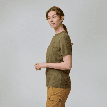 Tričko krátky rukáv Fjällräven Hemp Blend Out Here T-shirt Women Green